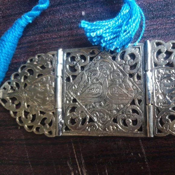 Vintage Amulet Cum Choker- Traditional Handmade Antique Jewellery, - Picture 2 of 4